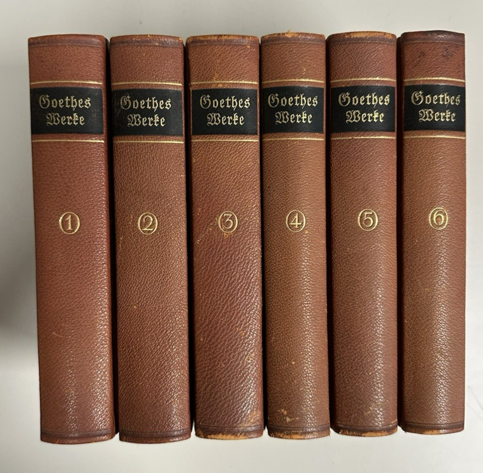 Goethes Werke in sechs Bnden - Erich Schmidt - Insel Verlag