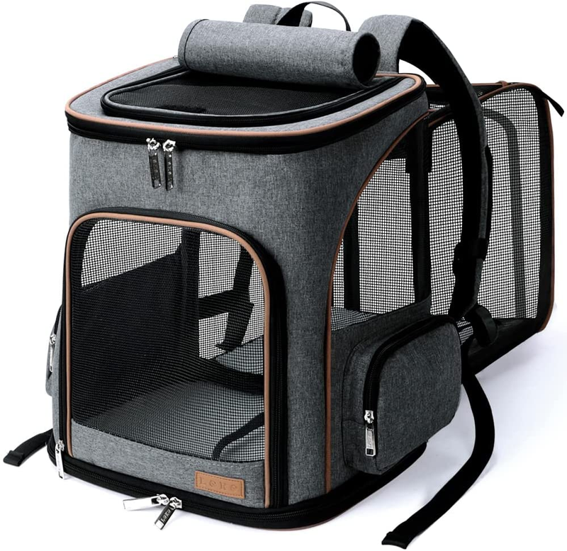 Large Cat Backpack Expandable Pet Carrier Backpack,  Dog Bac