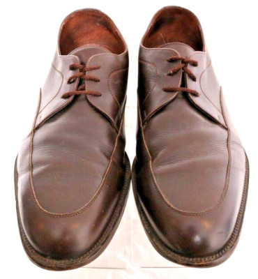 E.T. Wright 600821 Apron Italy Leather 3-Eye Lace up Oxfords Shoes Mens 14 D