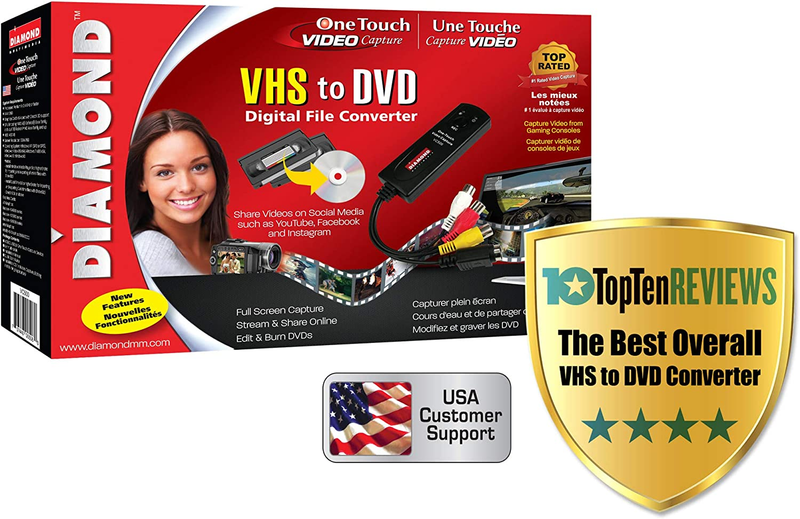 Convert Transfer Burn VCR VHS Video Tapes to Computer PC Record DVD Windows Usb