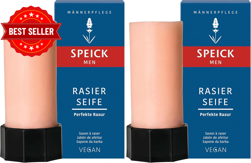 Men Shaving Soap Stick, 50 Grams, 1.7Oz Stick (Pack of 2)