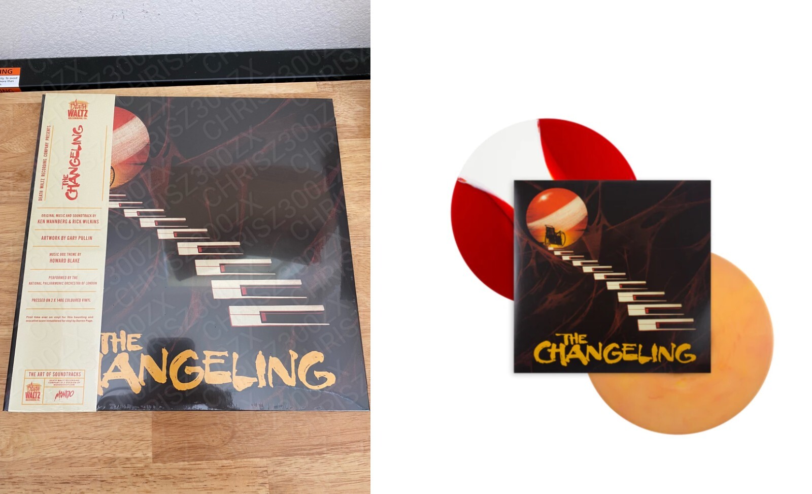 アルバム The Changeling Movie Vinyl Record Soundtrack 2 LP Red White