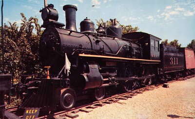 M.K.T. Locomotive #311 National Museum of Transport St Louis Vtg Postcard CP348