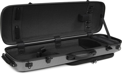 Howard Core CC808 Composite Violin Case - Gray Grid, 4/4 Size