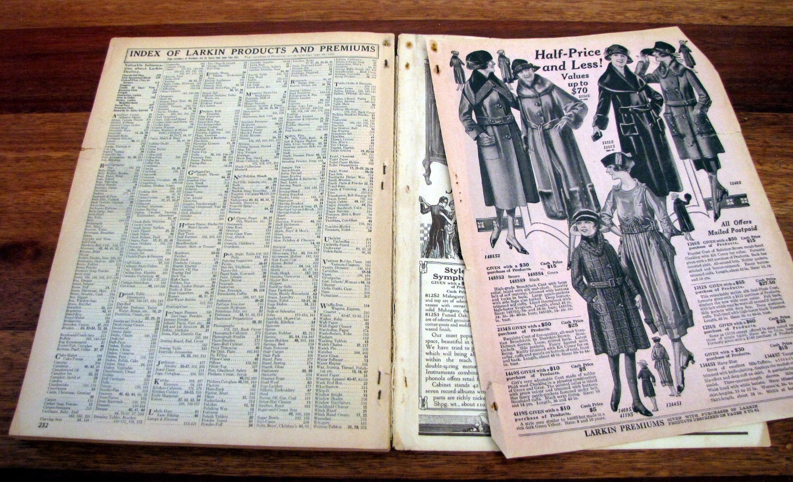 1921 to 1922 Catalog Fall & Winter - The Larkin Plan - Factory To Family