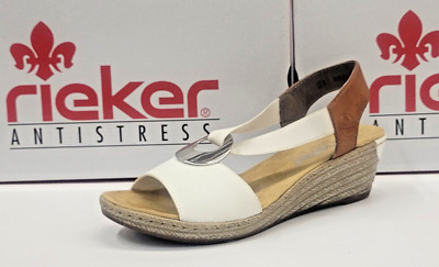 Rieker Womens Fanni H6 White Combination 40