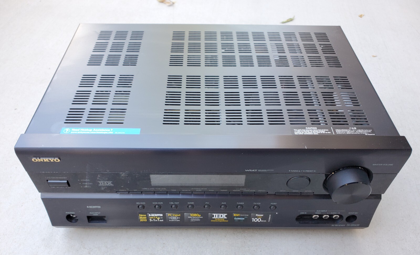 アンプ Onkyo TX-SA608 ONKYO 7.1ch対応 AV CENTER TX-SA608 本体のみ現状品 - メルカリ