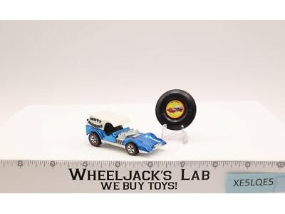 Mutt Mobile Blue 1971 Redline Hot Wheels Mattel Vintage Redline RL w Button NICE