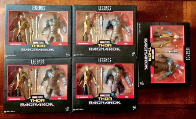 Marvel Legends Thor Ragnarok: The Grandmaster & Korg Set - NEW/SEALED - Lot of 5