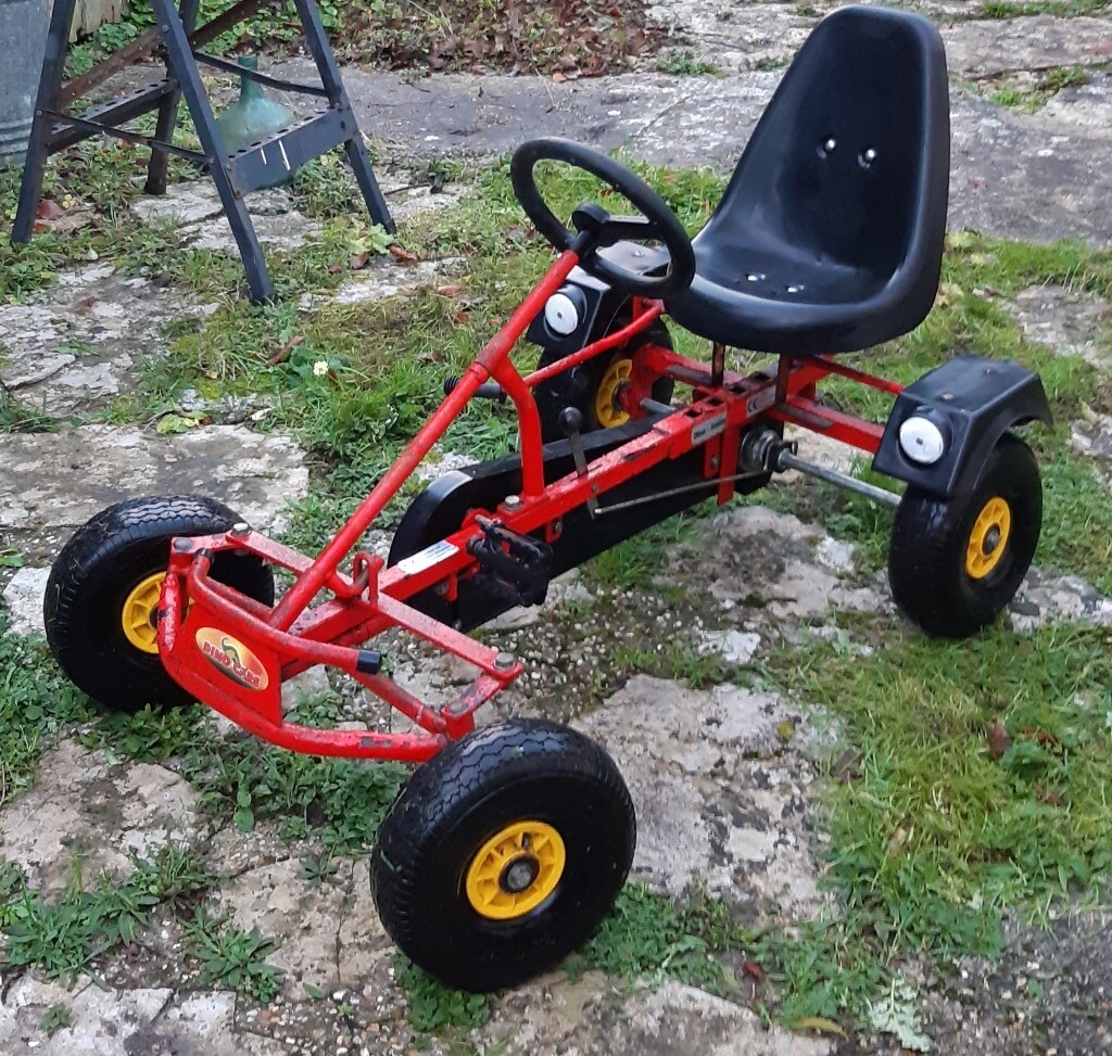 Go Kart Dino Junior robust build, red go cart gokart in Dorchester
