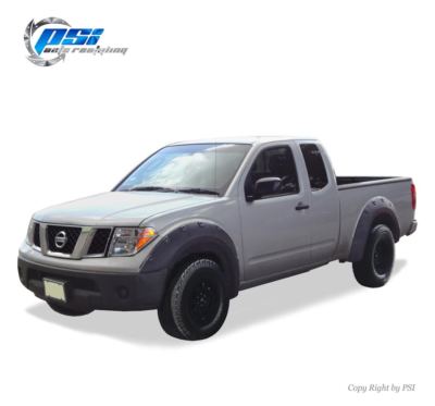 Black Paintable Pop-Out Fender Flares 05-14 Fits Nissan Frontier 73.3'' Styleside