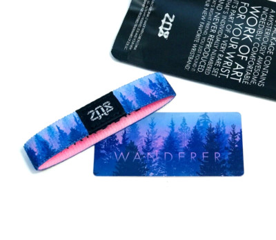 ZOX **WANDERER** Silver Single medium Mystery Wristband w/Card  NIP
