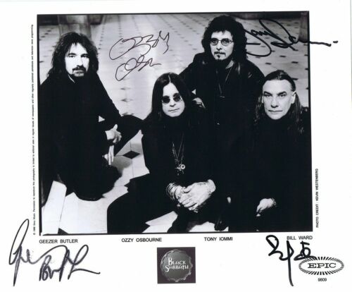 Ozzy Osbourne Black Sabbath photo Reproduction signatures quality photo 