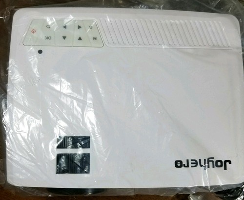 Joyhero Mini LED Projector Cinema Theater 1000 Lumens White