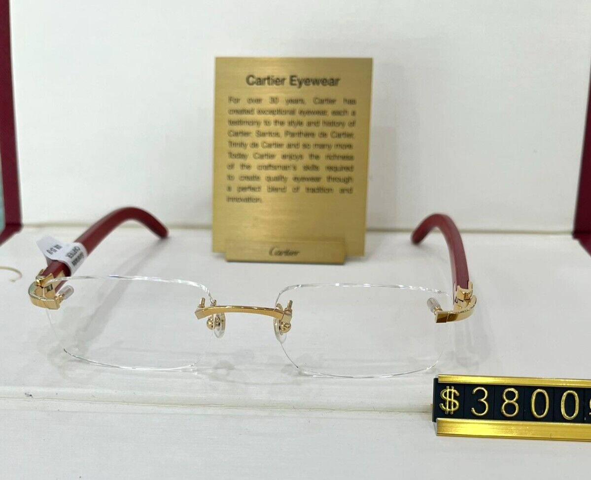 10% OFF - Cartier CT0052O 006 Eyewear Size 53 - 18 | eBay