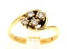 Diamond & 9ct Yellow Gold Ring WeddingEngagement Jewellery Wrap Around Band M-1.JPG