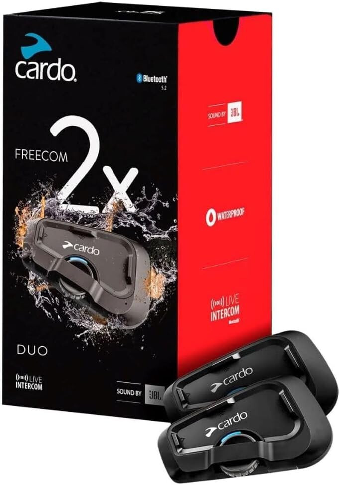 Cardo Systems FREECOM 2X Motorcycle 2-Way Bluetooth Communication