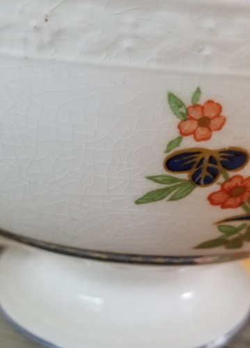 Antique Teapot England W.H.Grindley & Co. Stoke-on-Trent Earthenware c.1914-1925