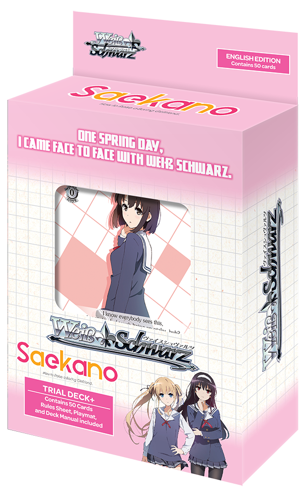 Trial Deck Plus Saekano Как воспитать скучную девушку Вайс Шварц