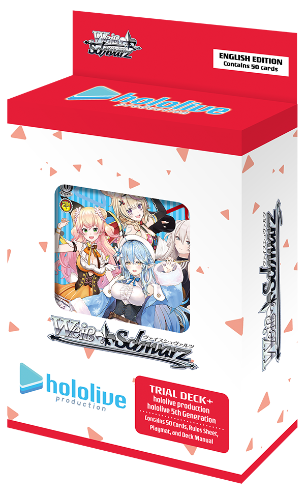ПРОБНАЯ КОЛОДКА 5-го поколения Hololive Production Weiss Schwarz English
