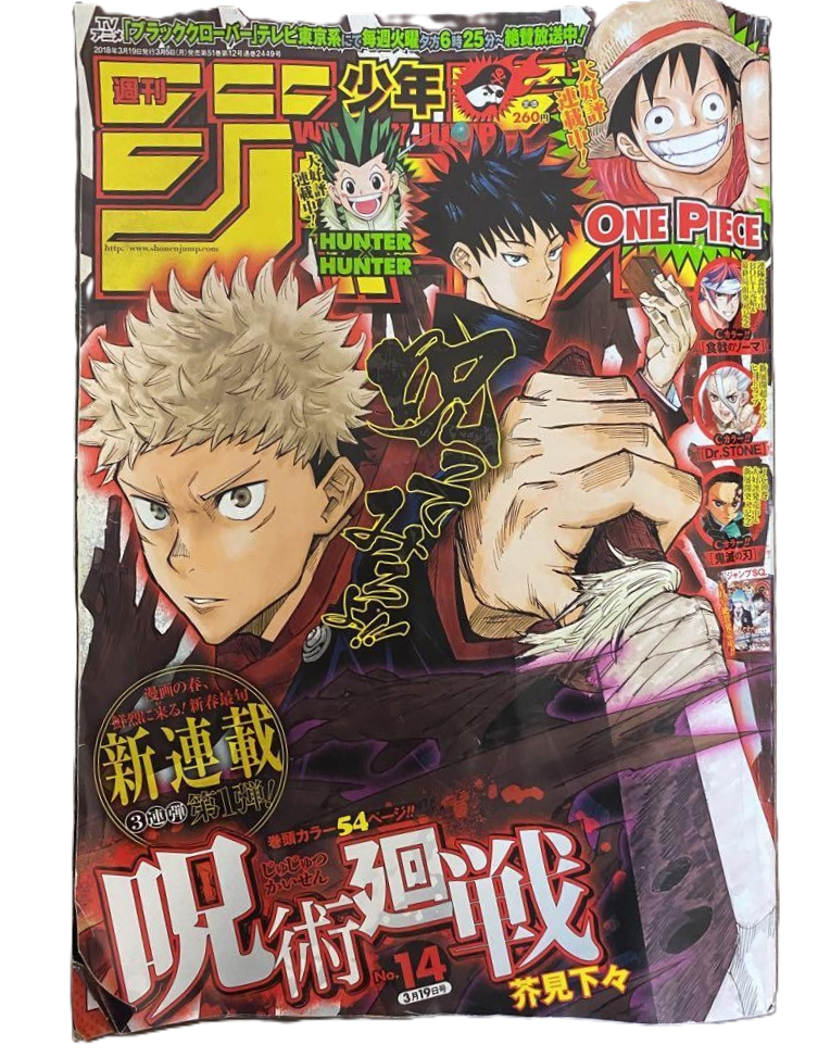 Shonen Jump 2018 vol. 14 Jujutsu Kaisen First Episode Weekly