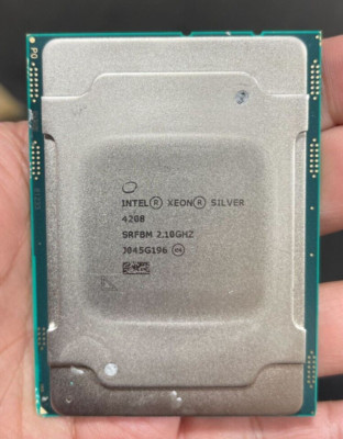 Intel Xeon 8-Core Silver 4208 2.10GHz CPU Processor, Corner damage