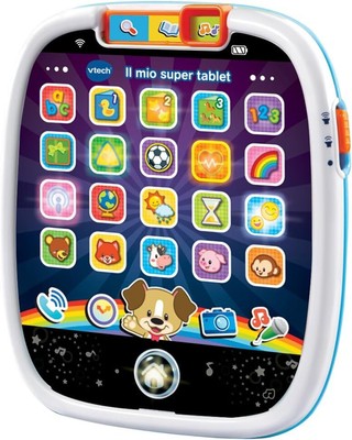 VTech Il Mio Super Tablet, Tablet for Children with 25 Interactive Icons and Bri