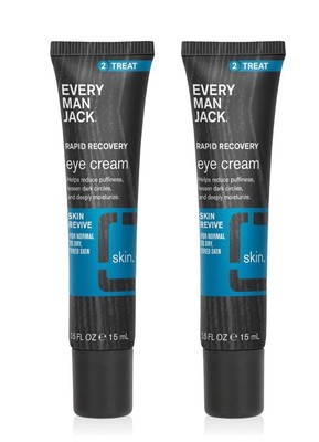 Pack Of 2 - Every Man Jack Face Eye Cream Rapid Revive Dark Circles  0.5 Oz