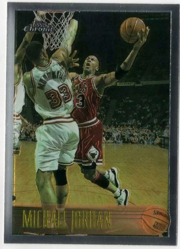 1996 Topps Chrome＃139 Michael Jordan NBA Card 1996-97 Michael Jordan Topps Chrome #139 Near Mint