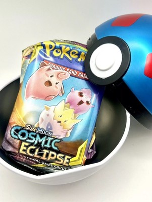 Cosmic Eclipse Vivid Voltage+ Rebel Clash Booster  Sealed Packs In Pokeball