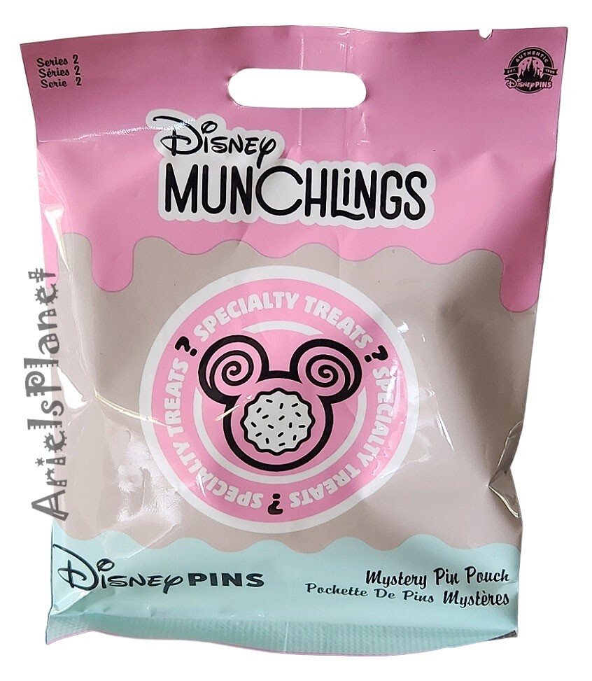 Disney Parks Munchlings Series 2 Mystery Bag Set of 5 Random Pins