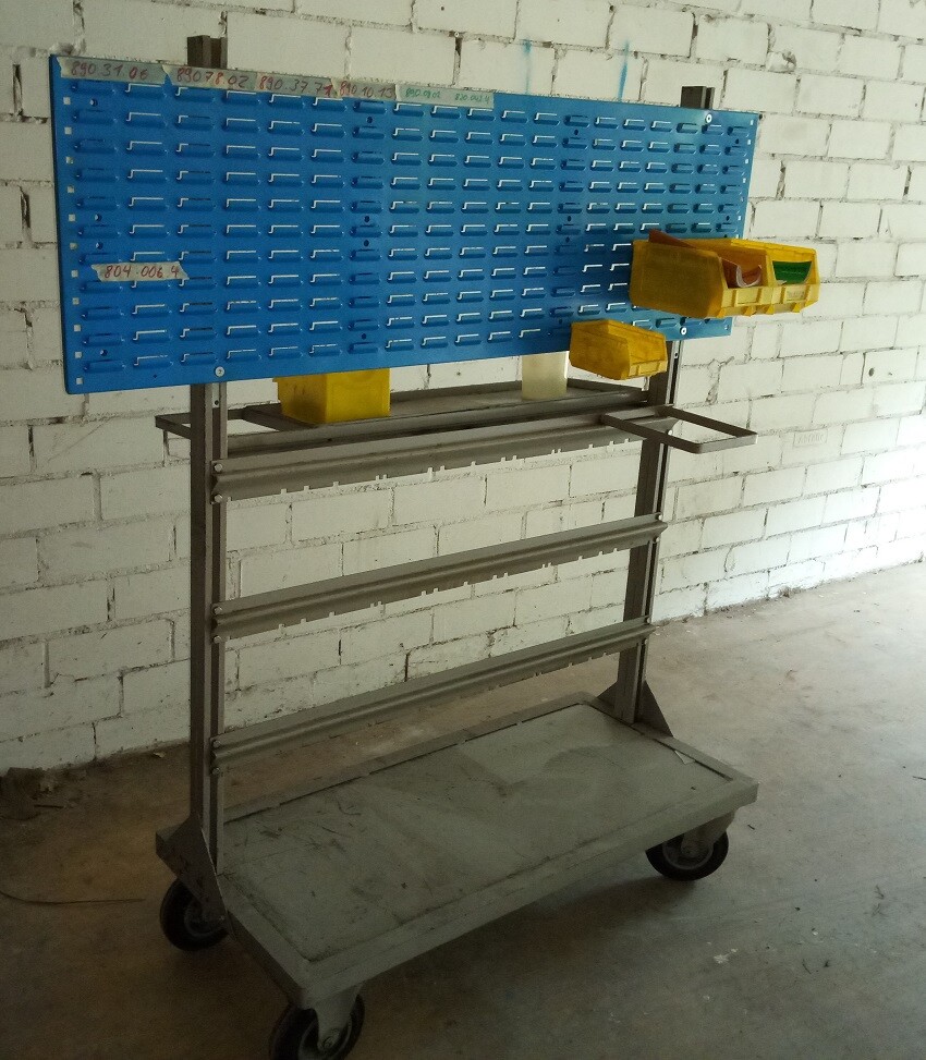 Alu 1 Lagerwagen,Werkstattwagen,Kommissionierwagen,Transportwagen Etagenwagen