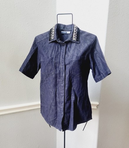 SPORTMAX 売れ筋商品|||スポーツマックス シャツ トップス レディース Denim shirts Blue Women's Elegant Shirts and Blouses in Silk and Cotton | Sportmax