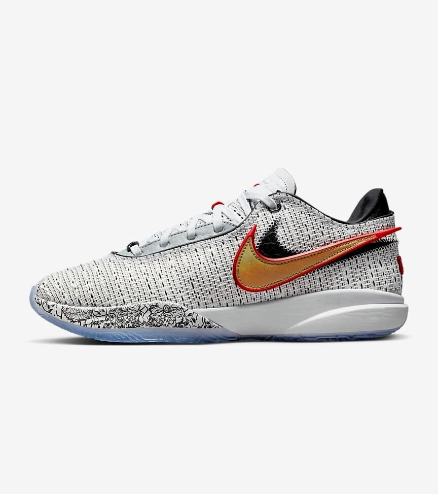 

Мужские баскетбольные кроссовки Nike Lebron 20 The Debut DJ5423-100, новинка, Белый, Nike LeBron 20
