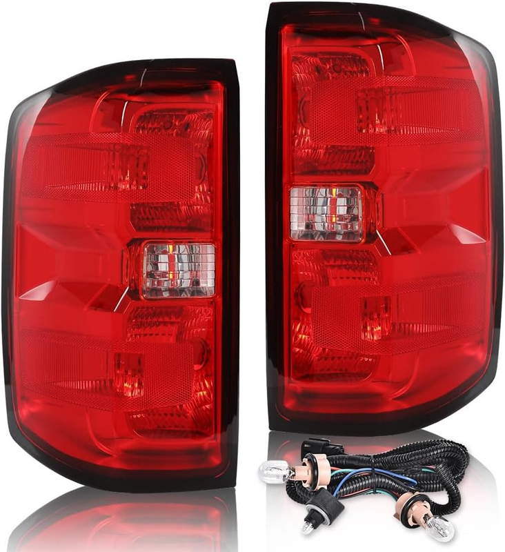 Rear Taillights Set for 2016-2019 Chevy Silverado 1500 2500 HD GMC Sierra 3500HD