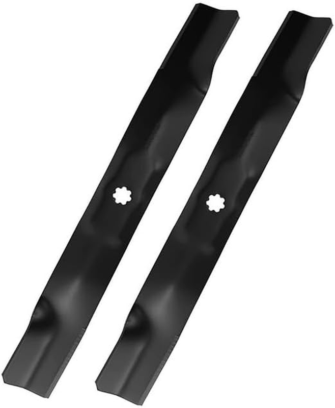 2 Pack Lawn Mower Blade High Lift for John Deere 42 Inch Deck D105 D110 LT160