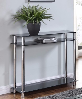 Glass And Chrome Sofa Table Pictures