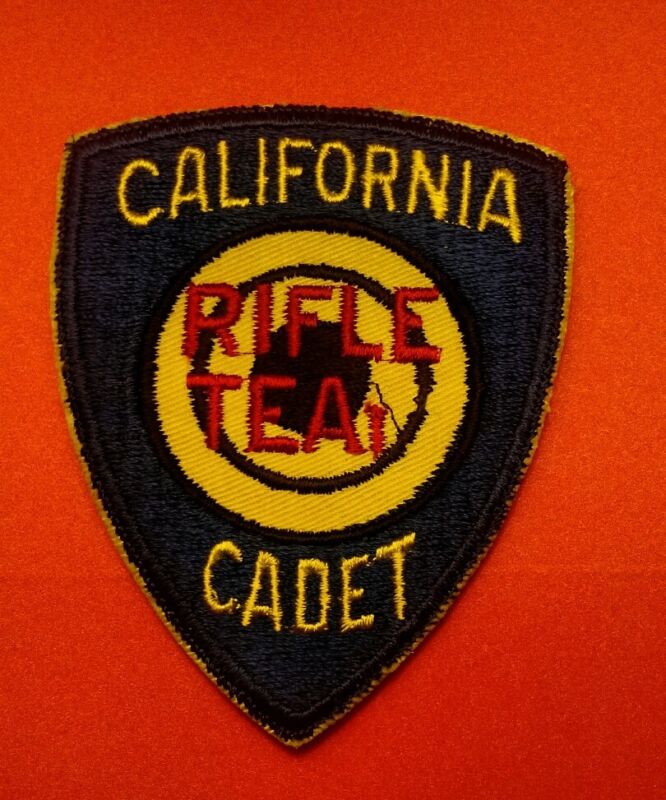 CALIFORNIA CADET CORPS CCC RIFLE TEAM PATCH. 