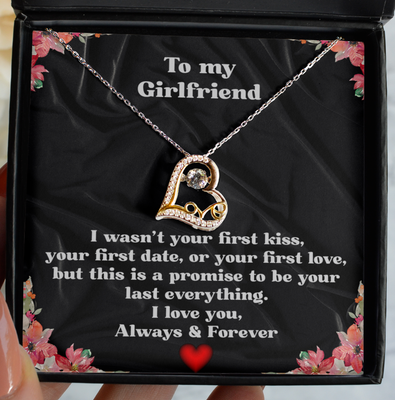 Necklace for girlfriend with hotsell date