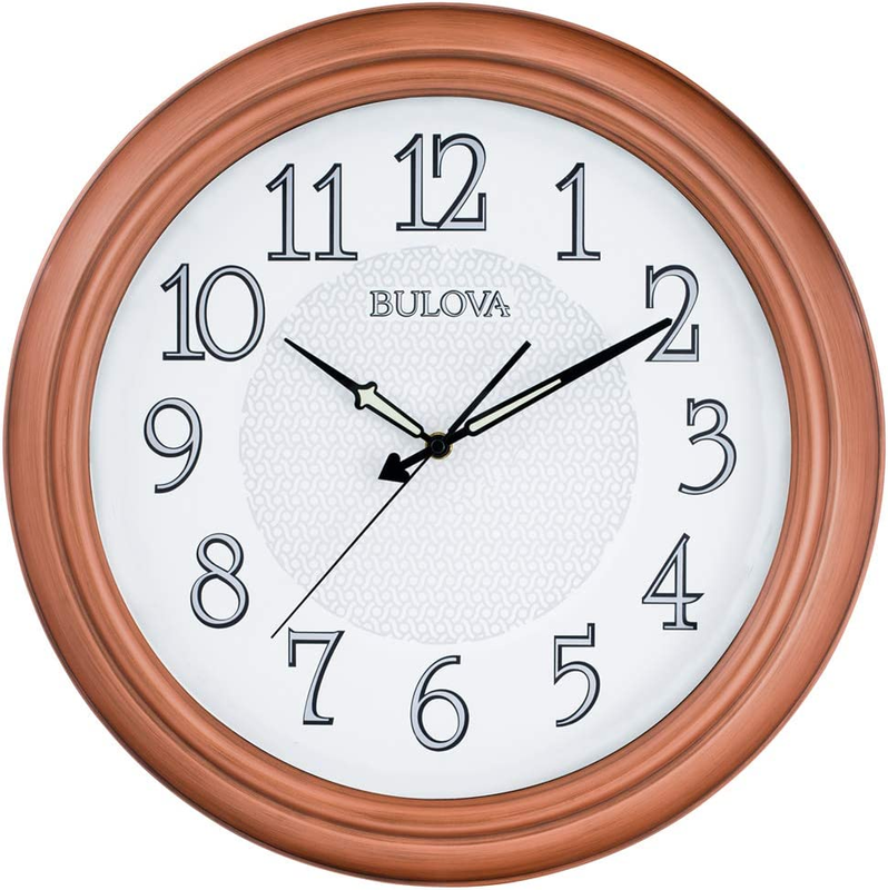 Providence Indoor/Outdoor Wall Clock, Copper