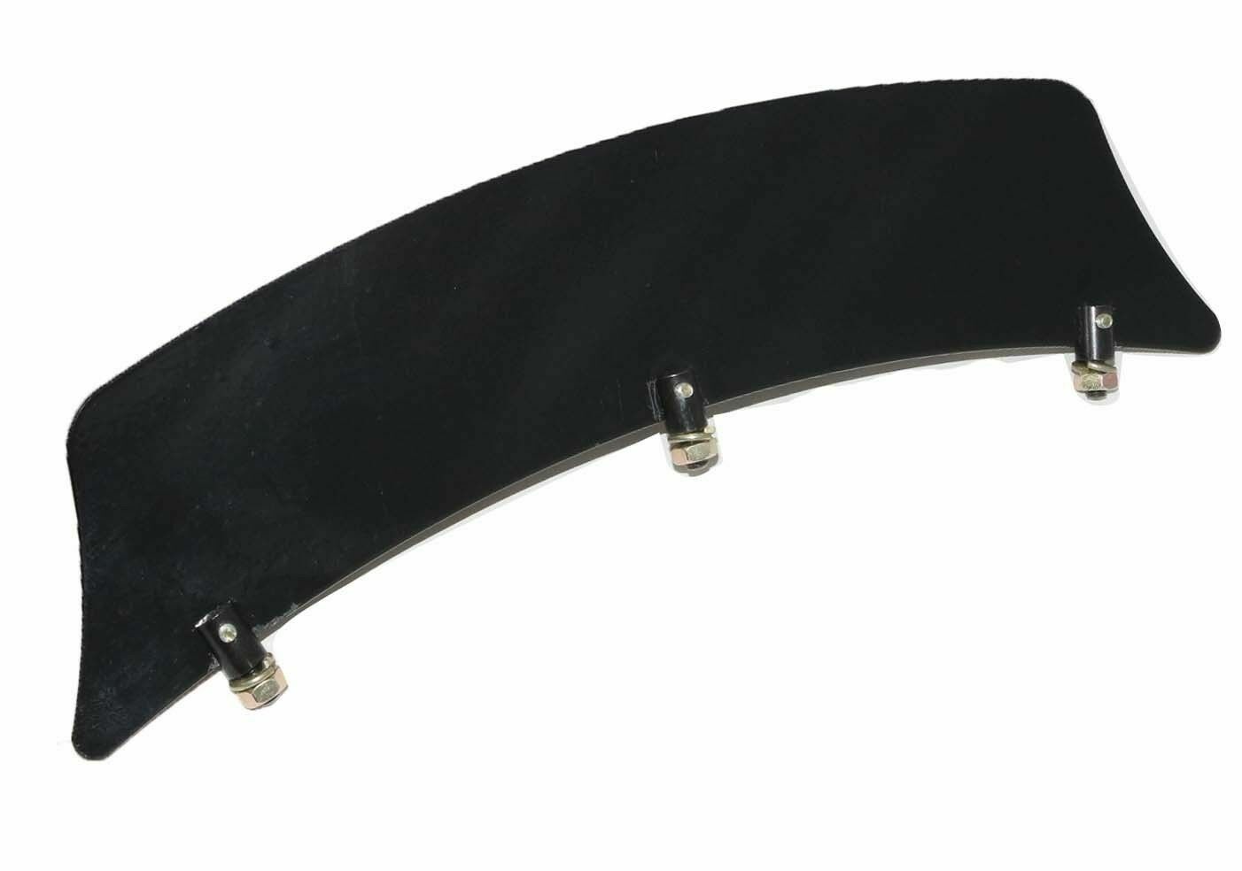 Fits Royal Enfield BSA Norton Triumph Front Mudguard Number Plate Steel Black 