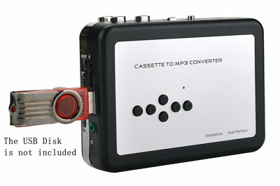 Cassette Player, USB Tape to MP3 CD Converter, Capture MP3 Audio, No PC Required