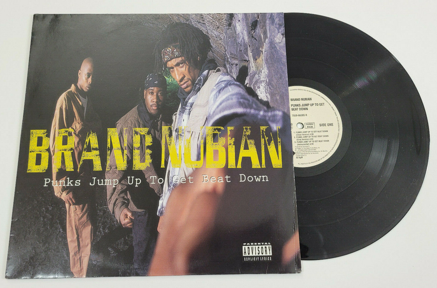 HIPHOP LP Brand Nubian　NICE & SMOOTH Brand Nubian - One For All '90 LP US ORG!! Grand Puba Skeff