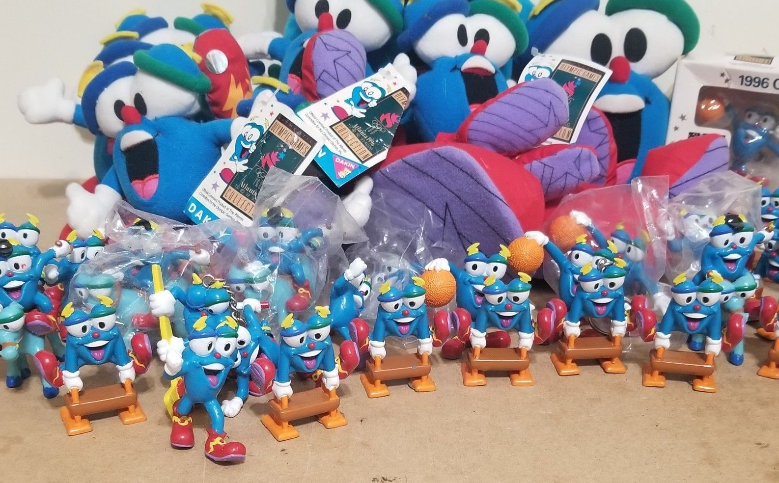 1996 Izzy Mascot Atlanta Olympics Collection Plush Figurines
