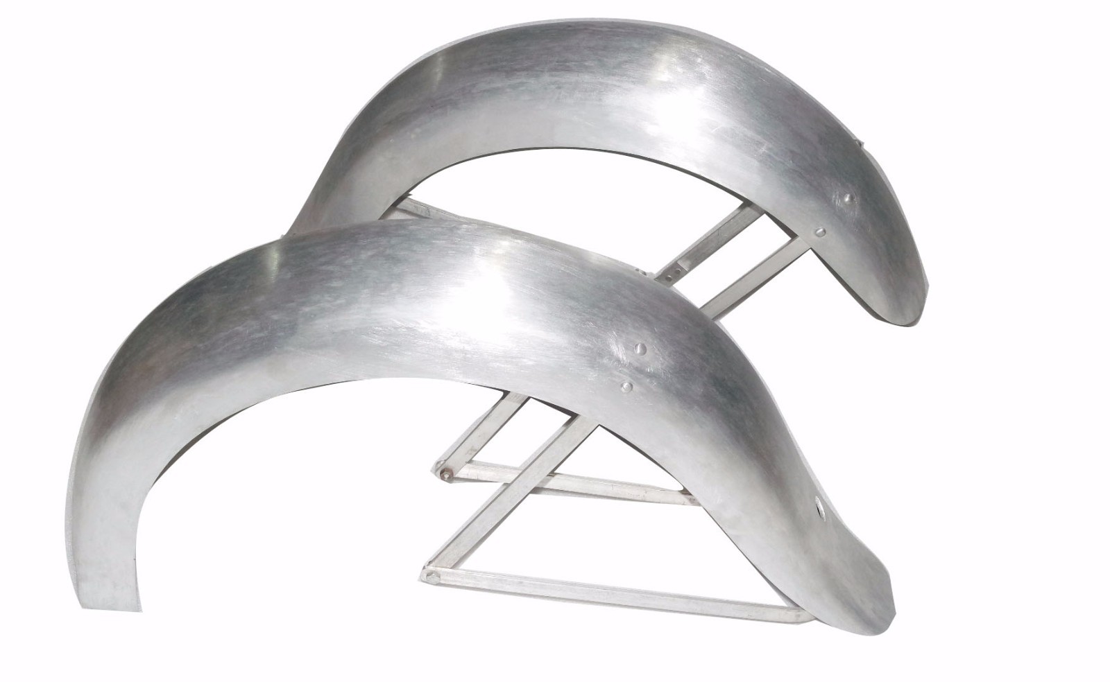 Indian Chief Sports Scout 1940 Aluminium Front & Rear Mudguard Fender Set  
