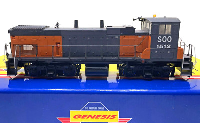 HO ATHEARN GENESIS G66079 MP15-AC SWITCHER SOO LINE #1512 (BANDIT) DCC INSTALLED