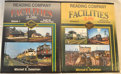 Reading Company Facilities In Color Volume 1 Volume 2 NEW w Dust Cover