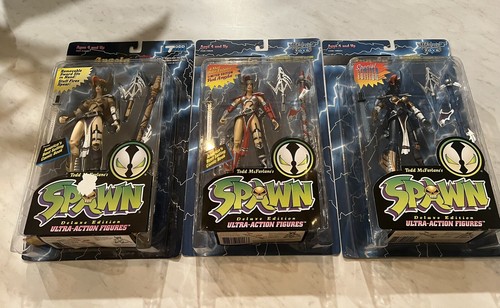 Spawn series 2 Angela Lot Of 3 Limited Edition Red purple