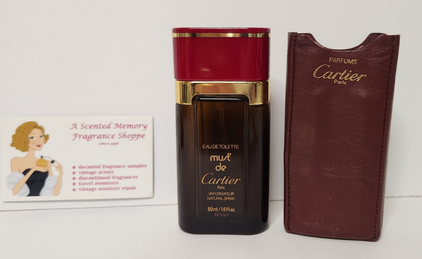 Vintage 1980's Must de Cartier EDT Spray ~ 1.6 fl oz ~ FULL