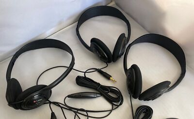 Lot of 3 New Open Box Labtec PC GO-440 L Headphones P/N: 980421-0403 3.5mm